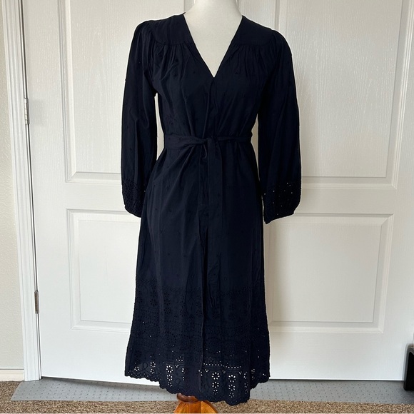 NWT Gap Eyelet Embroidered Eyelet Midi Dress - Picture 6 of 6